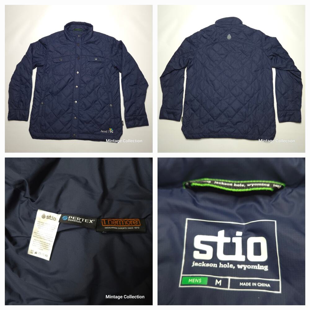 Stio Men's Mountain Shadow Skycrest Snap Button Insulated Shirt Jacket Size M